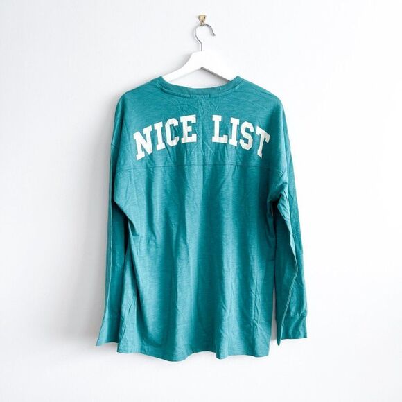 Throwback Nice List Long Sleeve Top Z Supply Lounge // Size Medium // BNWT - Picture 5 of 11